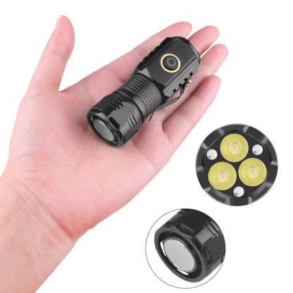 High-Powered 3-LED Rechargeable Flashlight