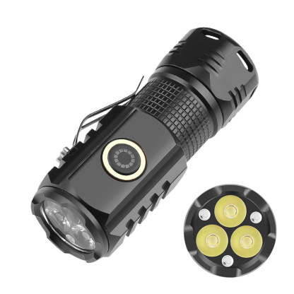 High-Powered 3-LED Rechargeable Flashlight
