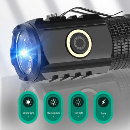 High-Powered 3-LED Rechargeable Flashlight