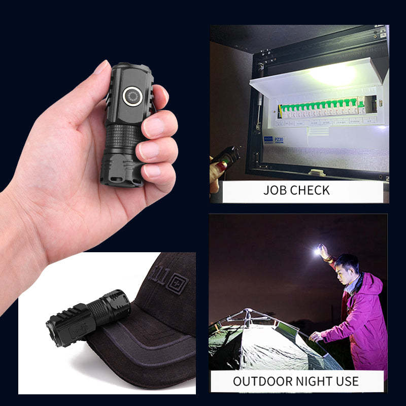 High-Powered 3-LED Rechargeable Flashlight
