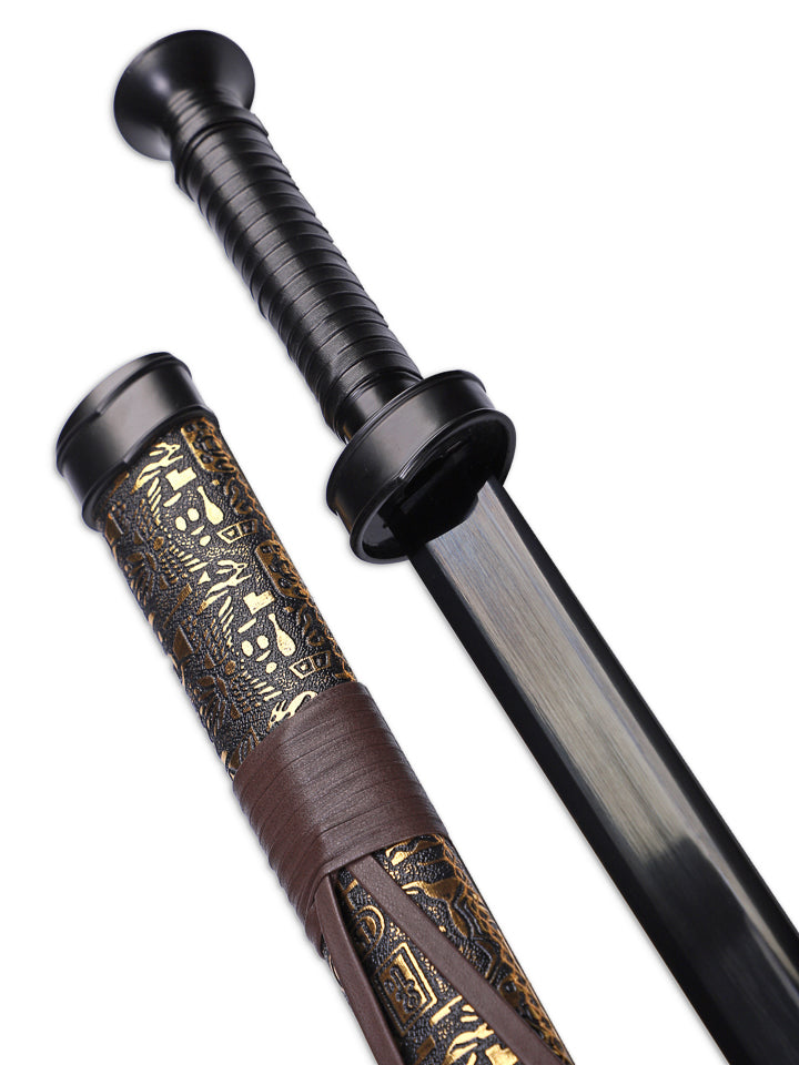 Obsidian Jian Legacy Sword (1060 Carbon Steel)