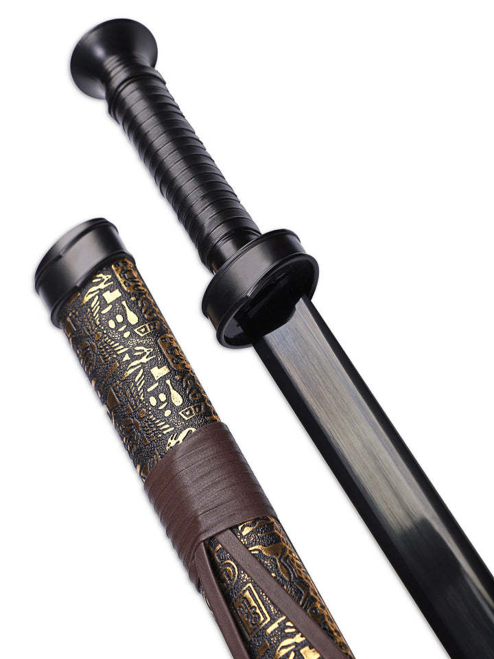 Obsidian Jian Legacy Sword (1060 Carbon Steel)