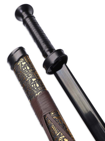 Obsidian Jian Legacy Sword (1060 Carbon Steel)