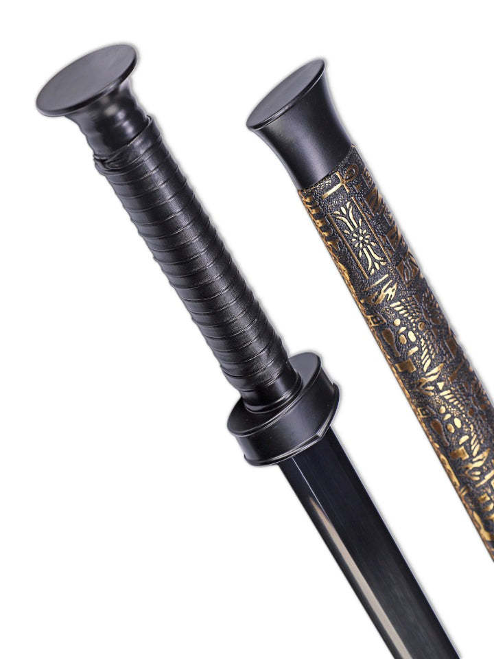 Obsidian Jian Legacy Sword (1060 Carbon Steel)