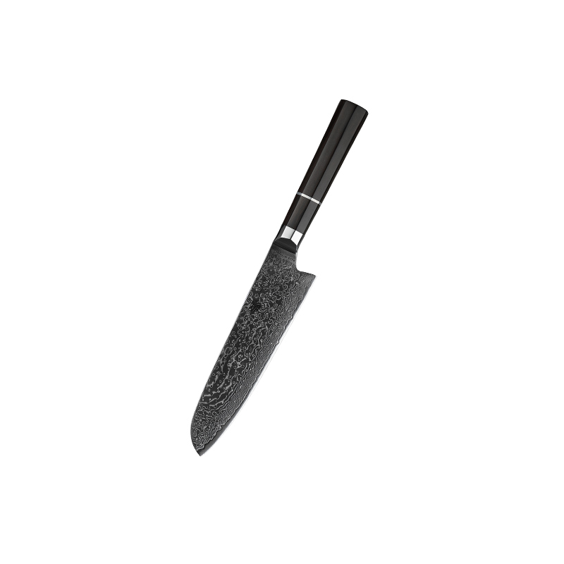 Ittetsu AUS10 Spiral Damascus 7" Santoku