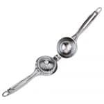 Manual Citrus Press Juicer For Oranges And Lemons, Stainless Steel