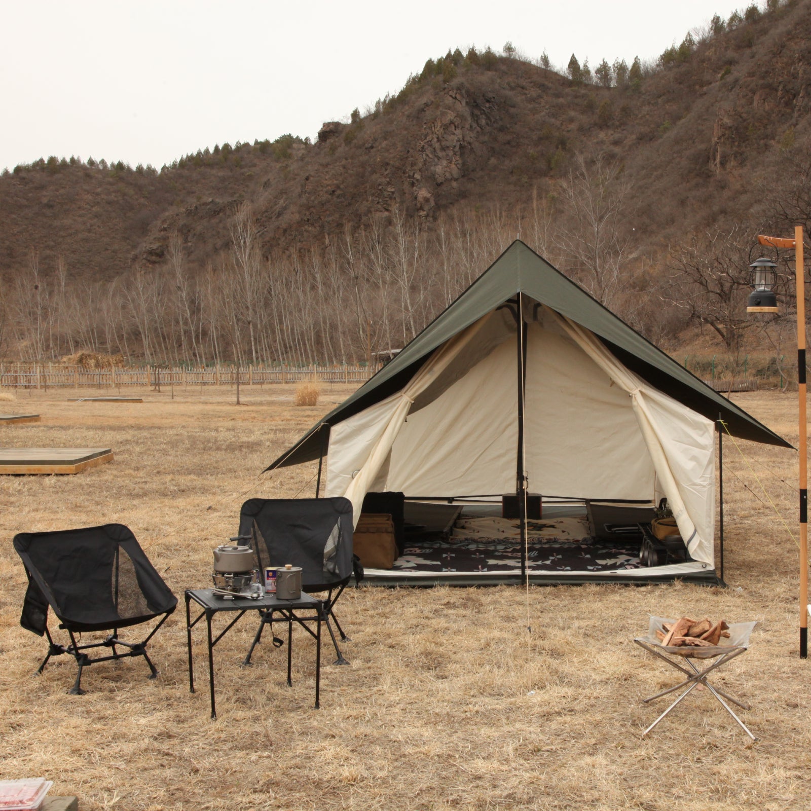 KingCamp Mountain In C2 Cabin Wall Scout Tent