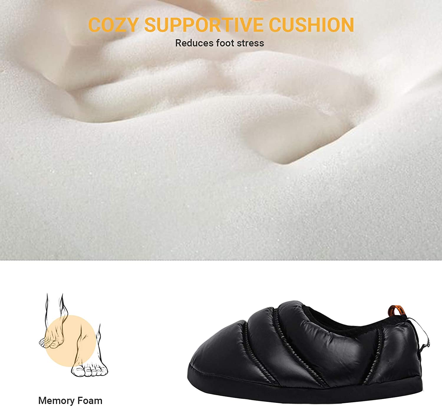 KingCamp Unisex Winter Camping Slippers