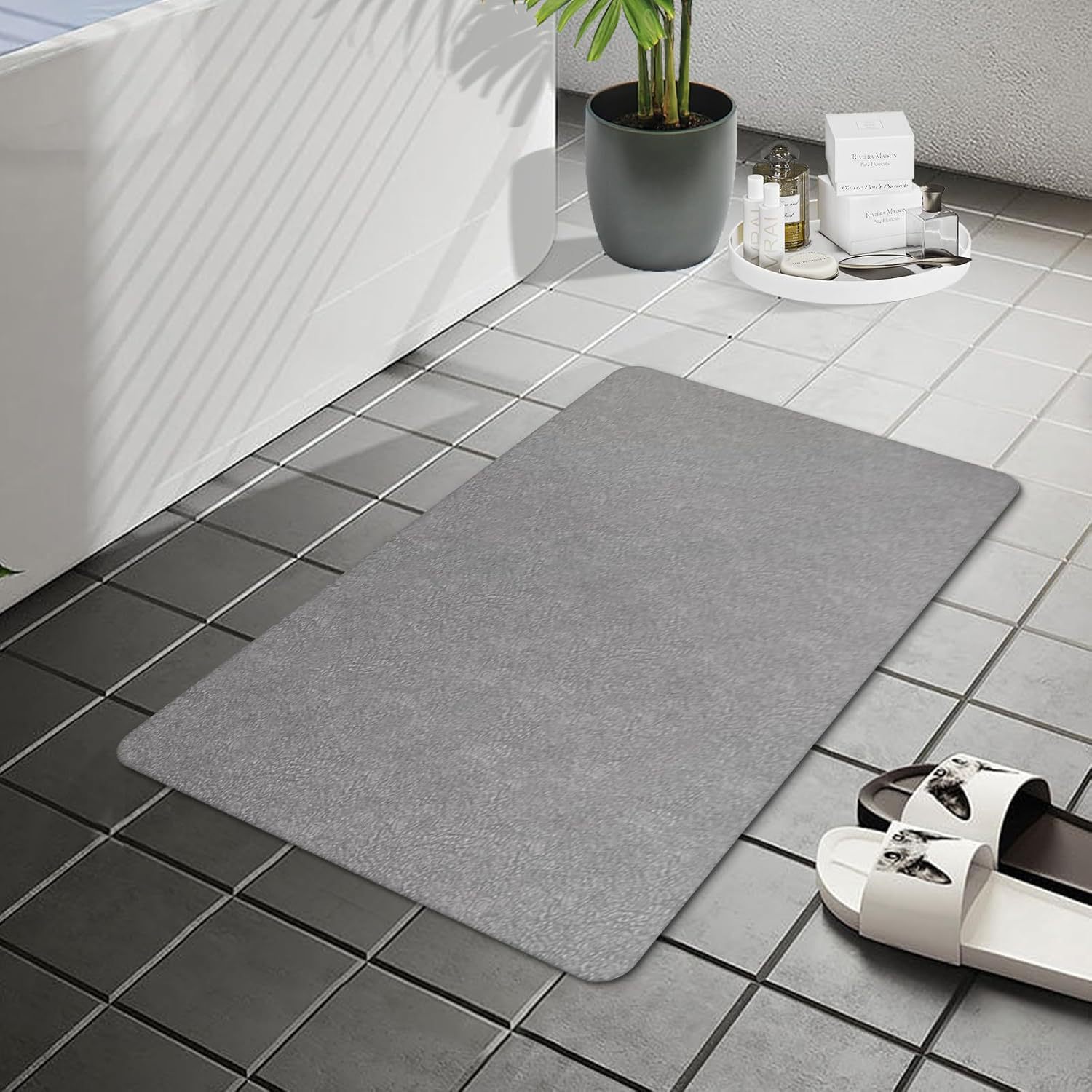 Super Absorbent Floor Mat for Home, Bathroom Soft Quick Drying Mat