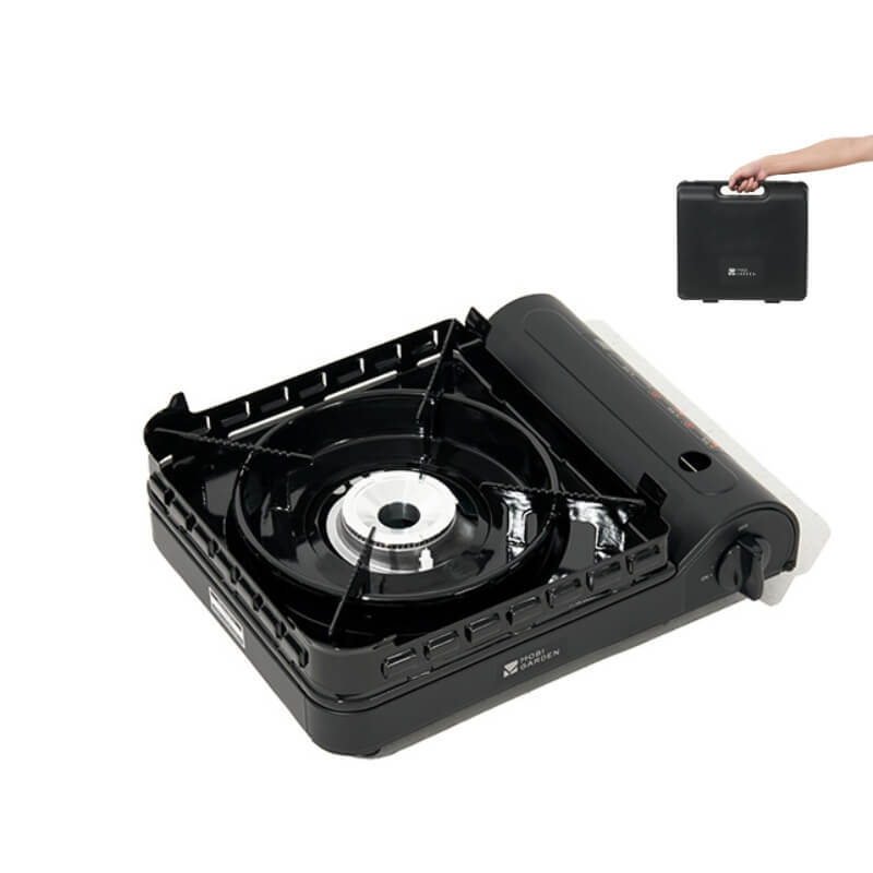 Meiyan 3.5kW High-Output Portable Butane Stove - 12,000 BTU Outdoor Camping Burner with Hard Carrying Case | Precision Flame Control & Overpressure Protection