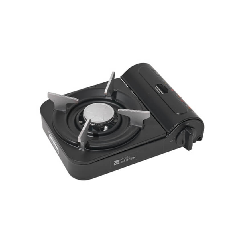 Meiyan 2.2kW Compact Portable Butane Stove - 7,500 BTU Solo Camping Burner with Carrying Case | Lightweight Tabletop Stove for Picnics & Emergency Prep