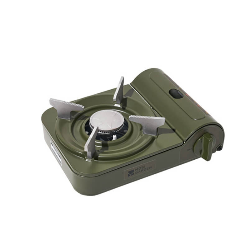 Meiyan 2.2kW Compact Portable Butane Stove - 7,500 BTU Solo Camping Burner with Carrying Case | Lightweight Tabletop Stove for Picnics & Emergency Prep
