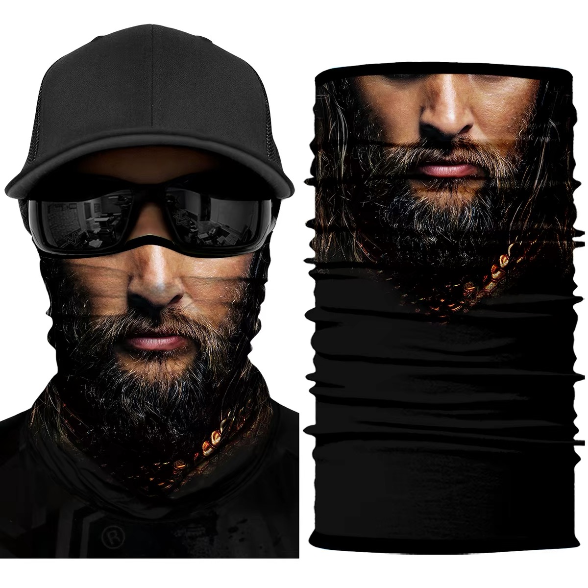 Motorcycle Face Mask  - Mustache