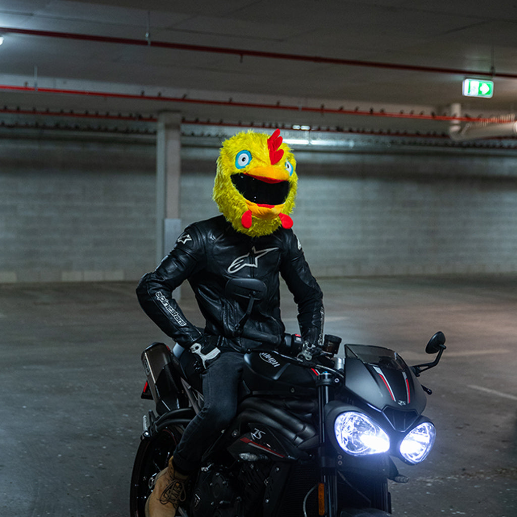 Motorcycle Helmet Cover - Chicken