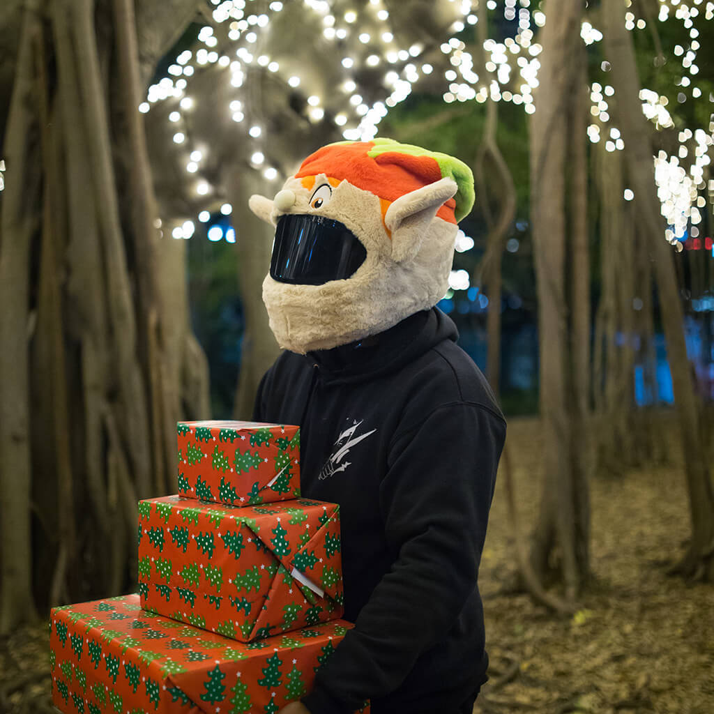 Motorcycle Helmet Cover - Elf