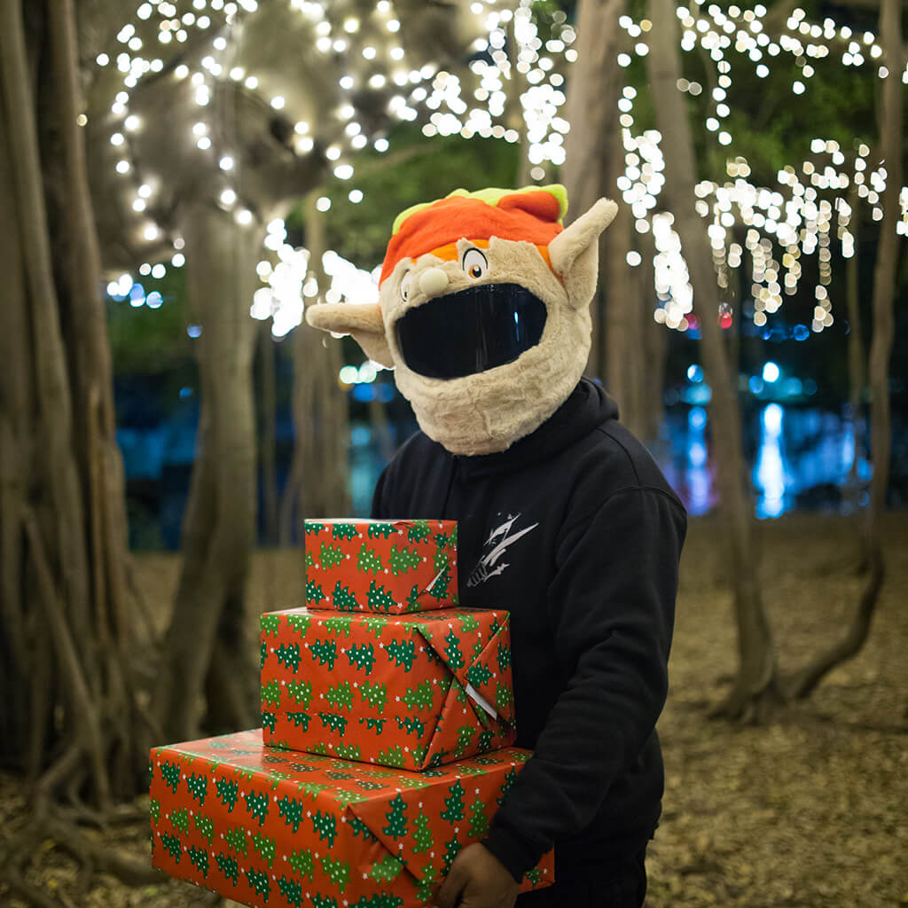 Motorcycle Helmet Cover - Elf