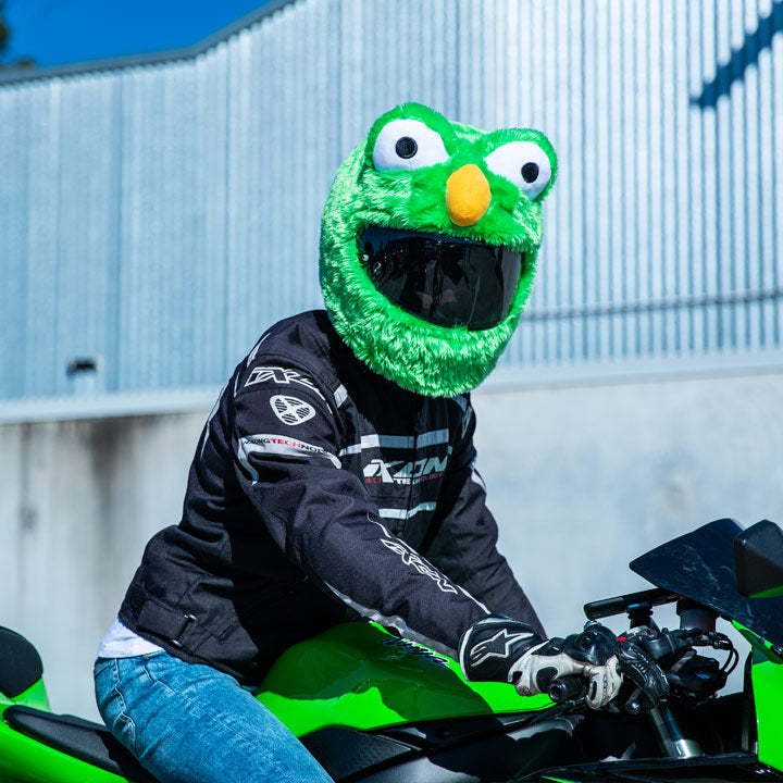 Motorcycle Helmet Cover - Green