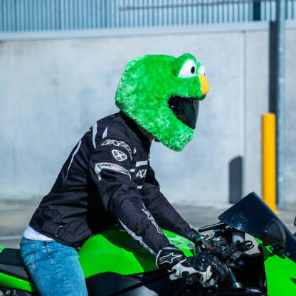 Motorcycle Helmet Cover - Green