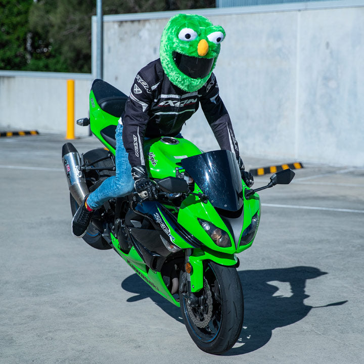 Motorcycle Helmet Cover - Green