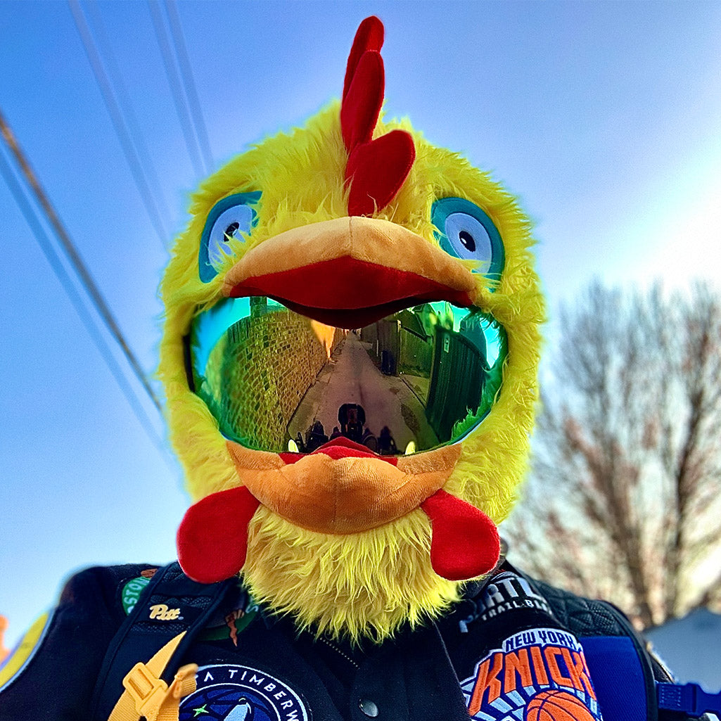 Motorcycle Helmet Cover - Chicken