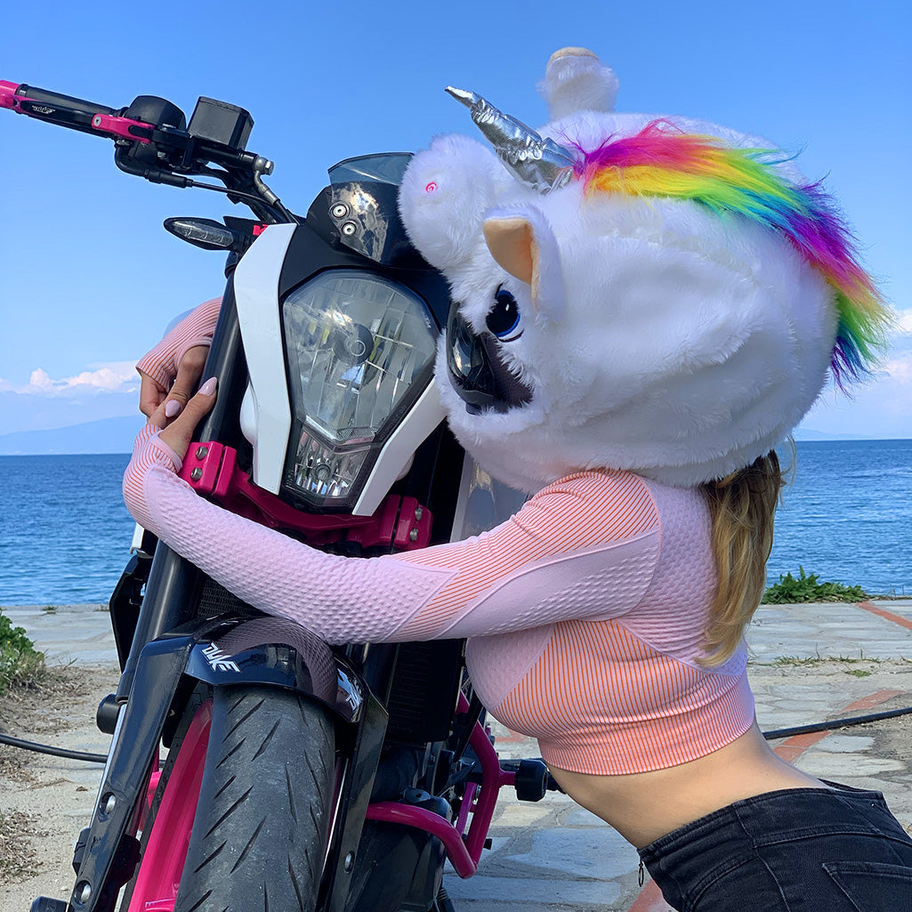 Motorcycle Helmet Cover - Unicorn
