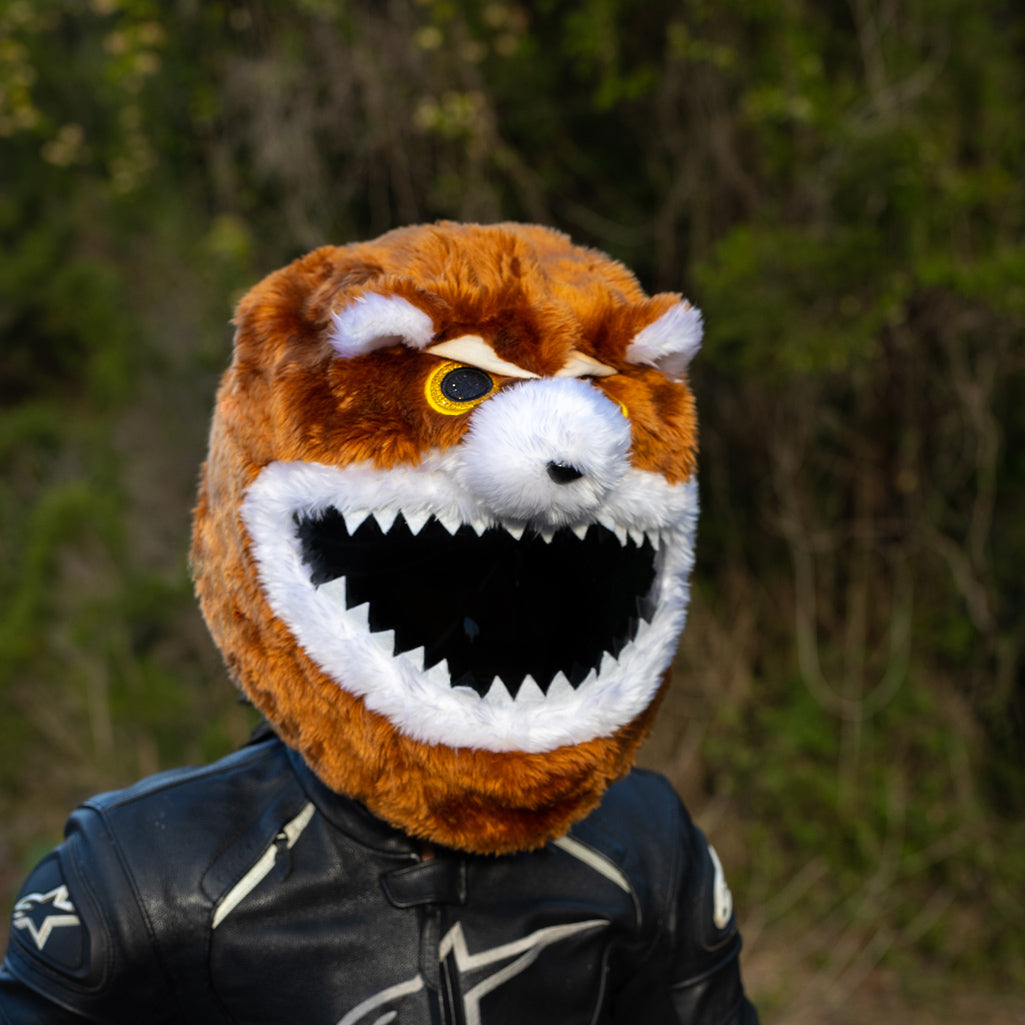 Motorcycle Helmet Cover - Bear