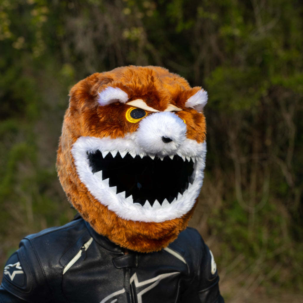 Motorcycle Helmet Cover - Bear