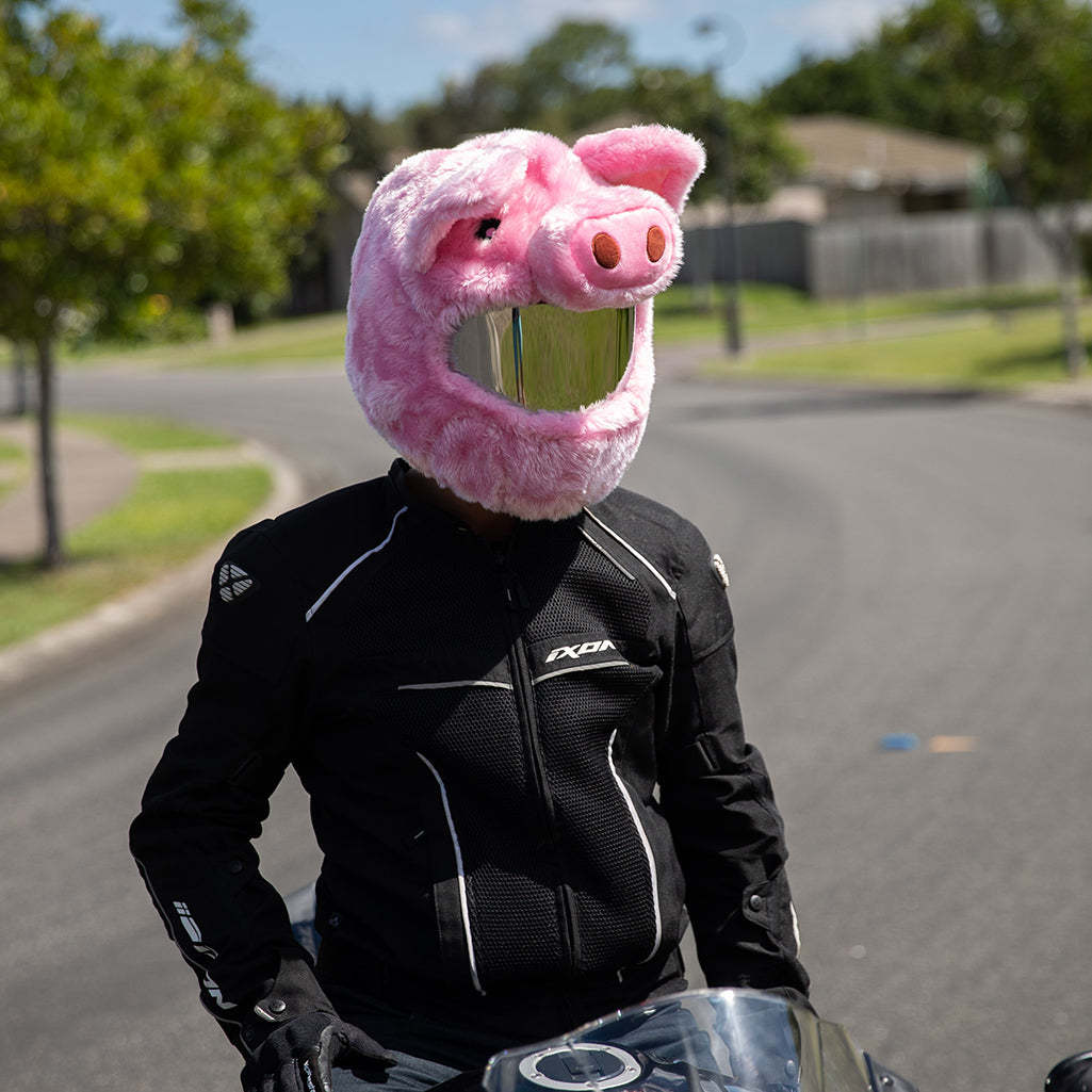 Motorcycle Helmet Cover - Pig
