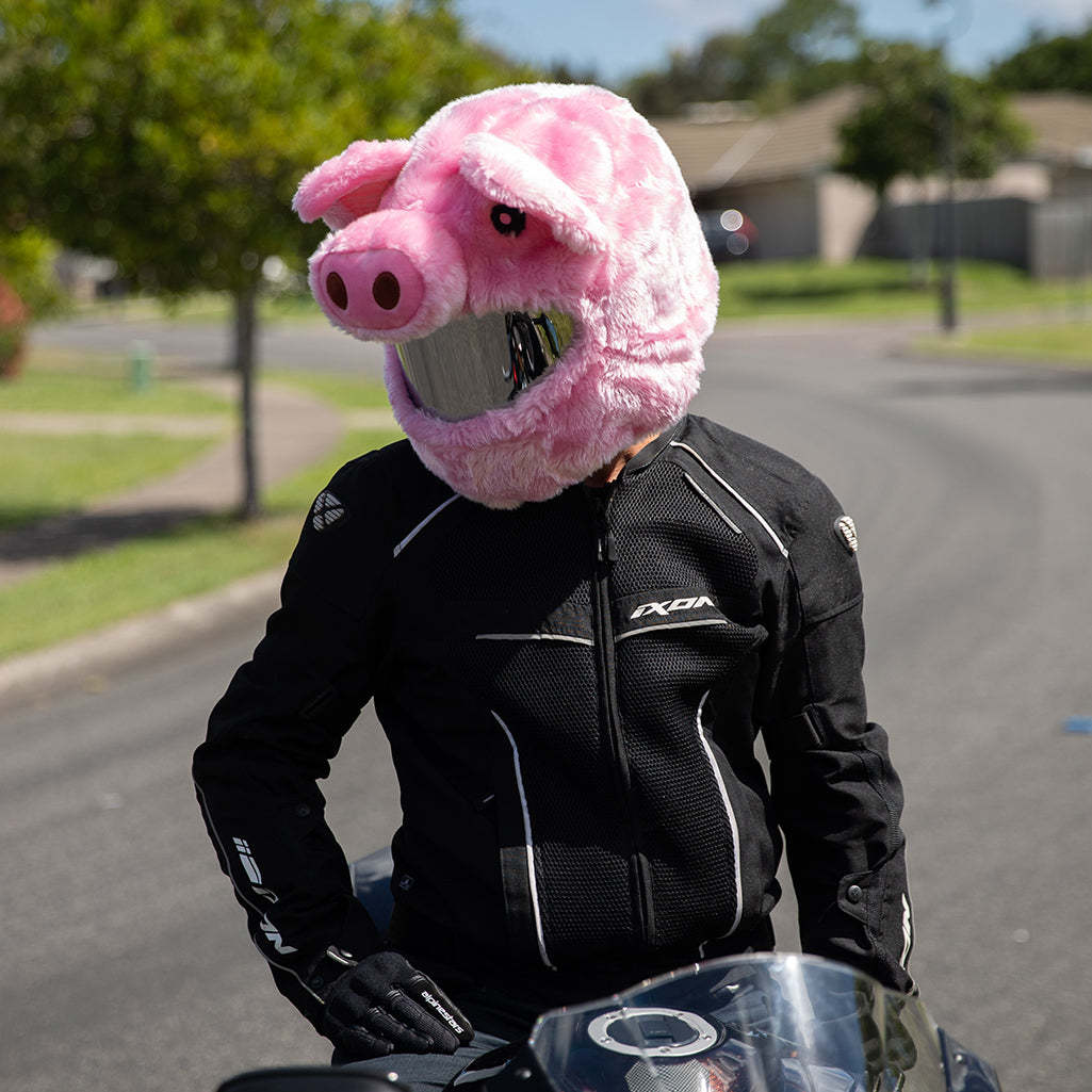 Motorcycle Helmet Cover - Pig