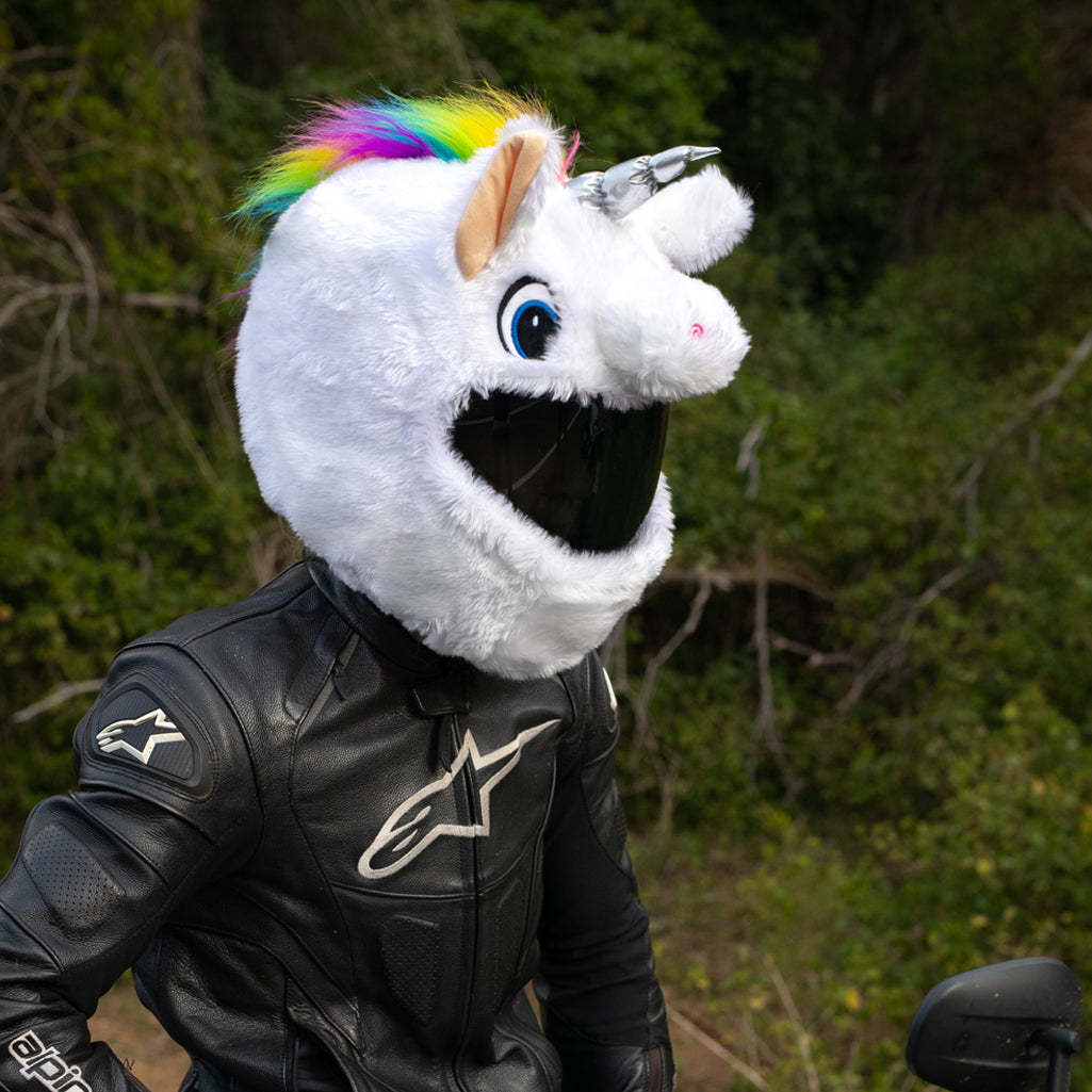 Motorcycle Helmet Cover - Unicorn
