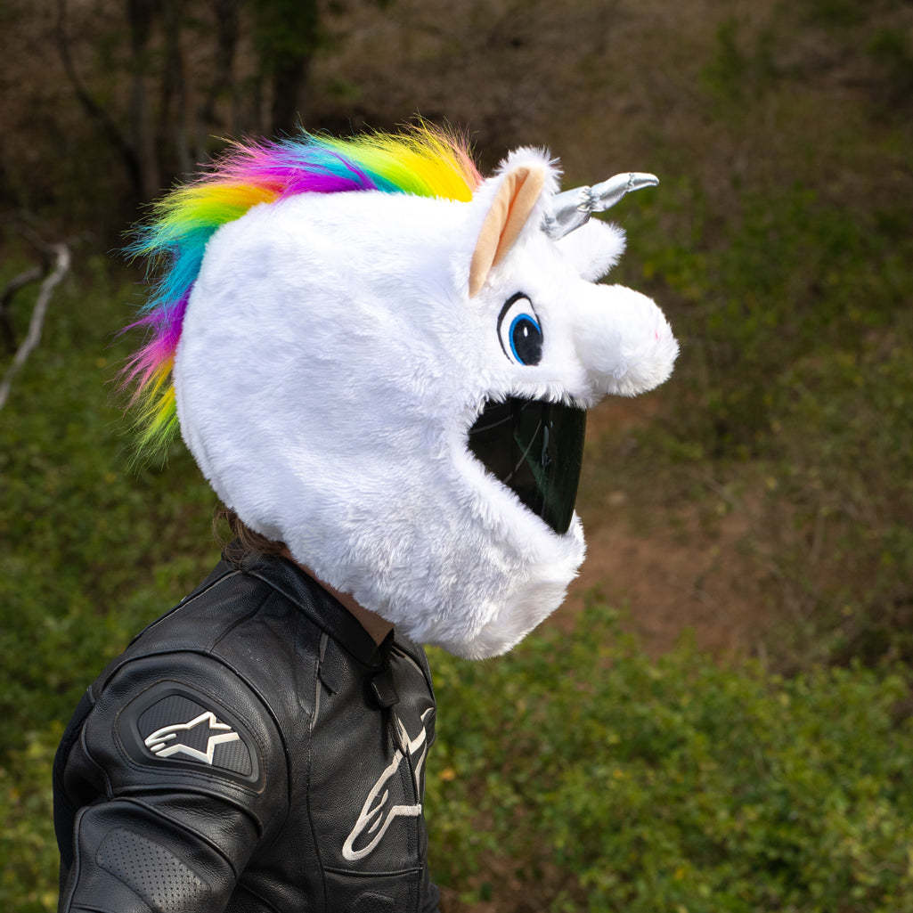 Motorcycle Helmet Cover - Unicorn