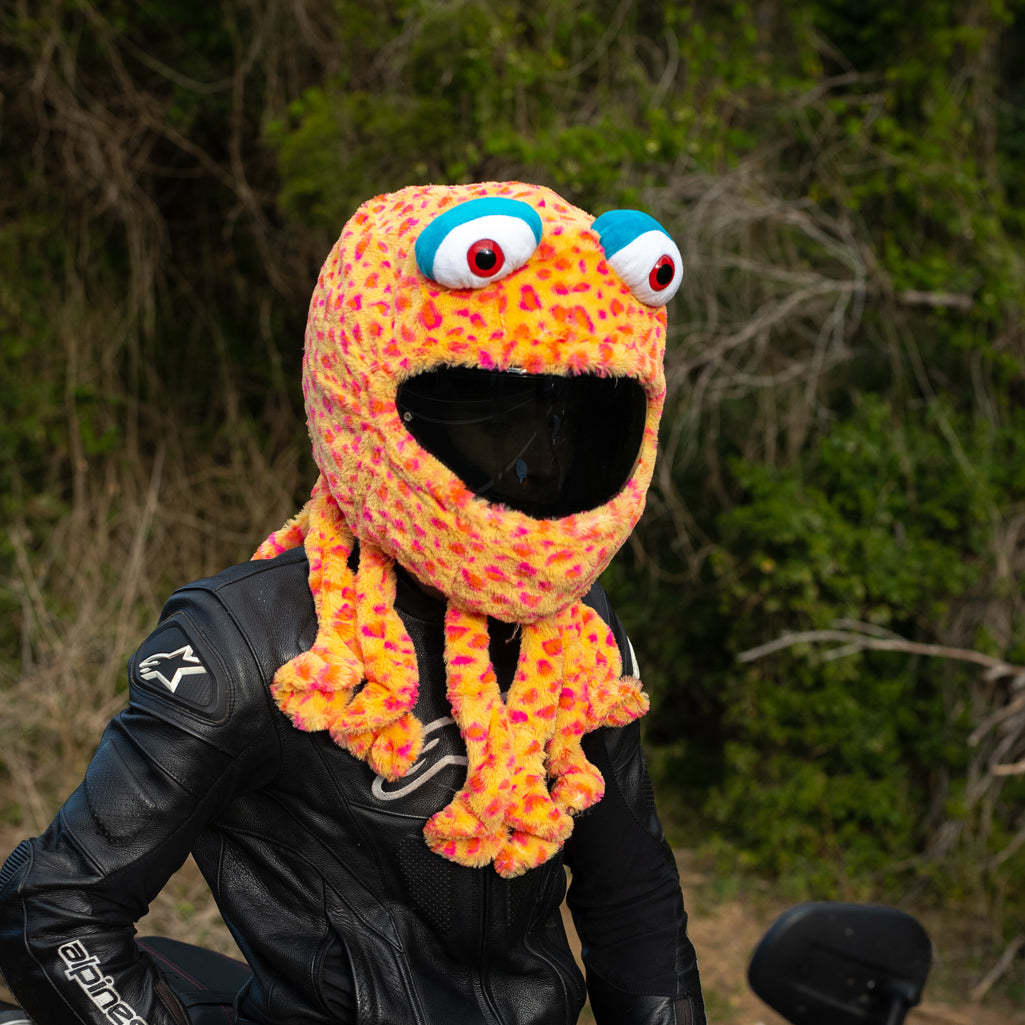 Motorcycle Helmet Cover - Squid