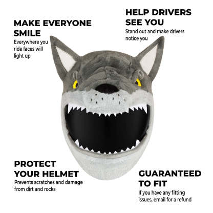 Motorcycle Helmet Cover - Wolf [Minimum Order 50 Pcs]