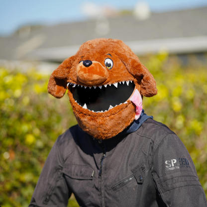 Motorcycle Helmet Cover - Dog