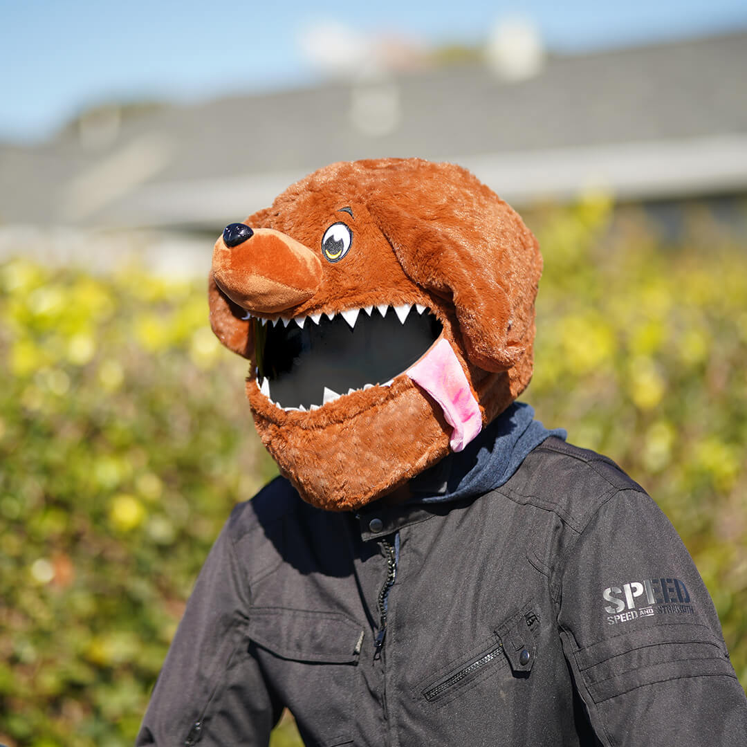 Motorcycle Helmet Cover - Dog