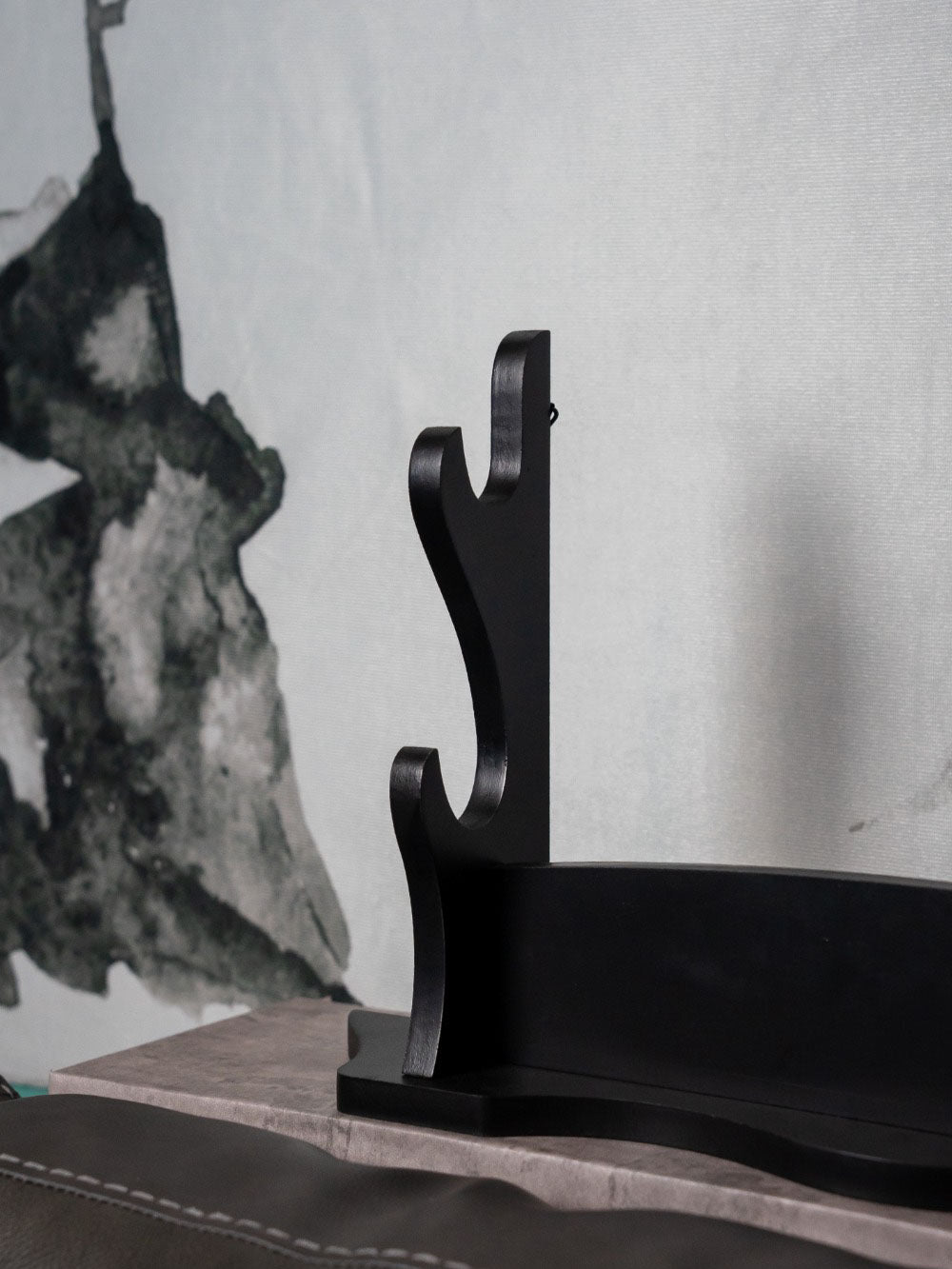 Double Sword Stand exact full product view with two wall-mount tiers