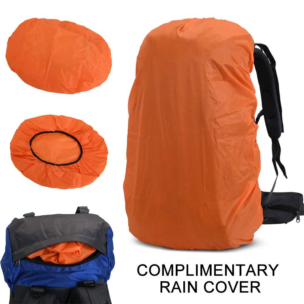 KinWild 60L Internal Frame Hiking Backpack