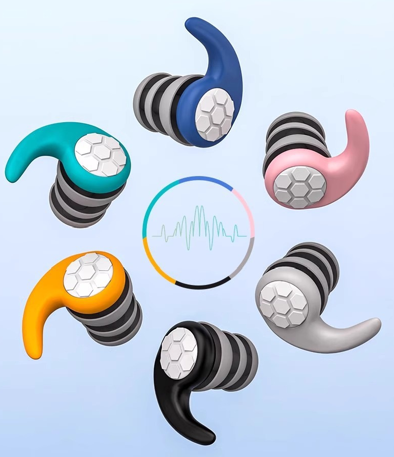 Noise Cancelling Silicone Earplugs for Sleeping