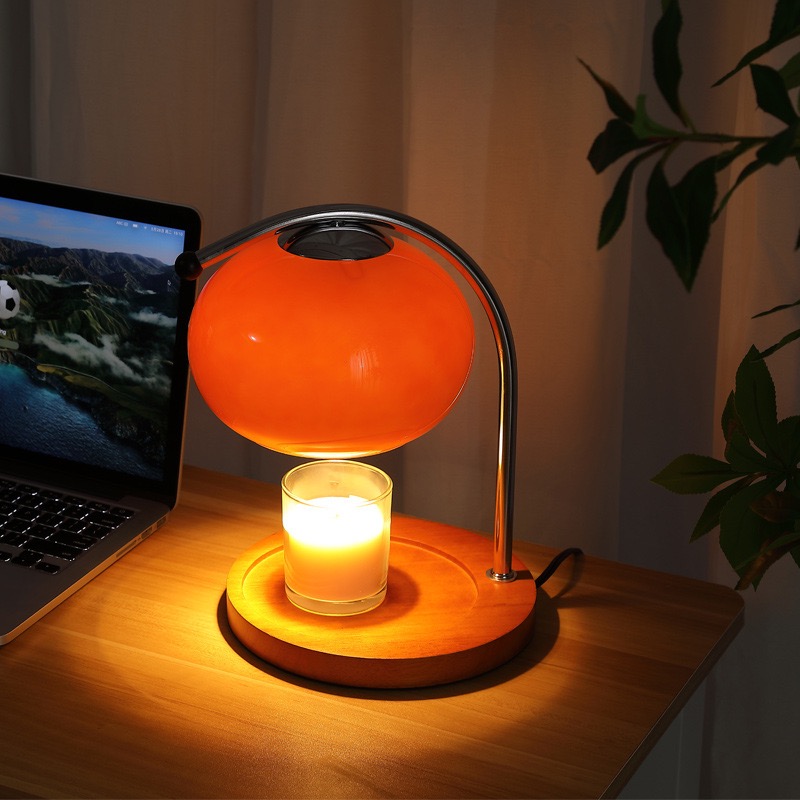 Retro Glass Candle Warmer Lamp