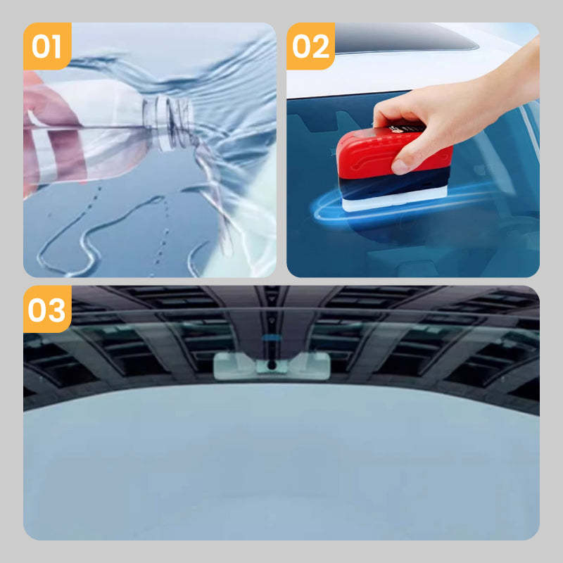 Efficient Car Glass Oil Film Cleaner