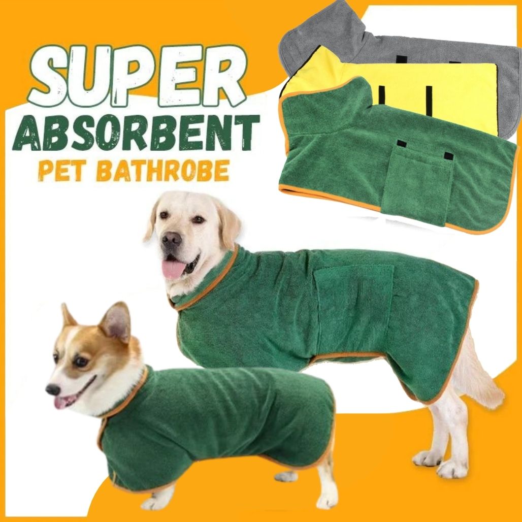 Super Absorbent Pet Bathrobe