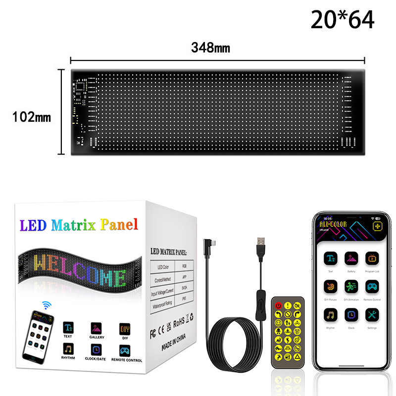Programmable Led Car Sign