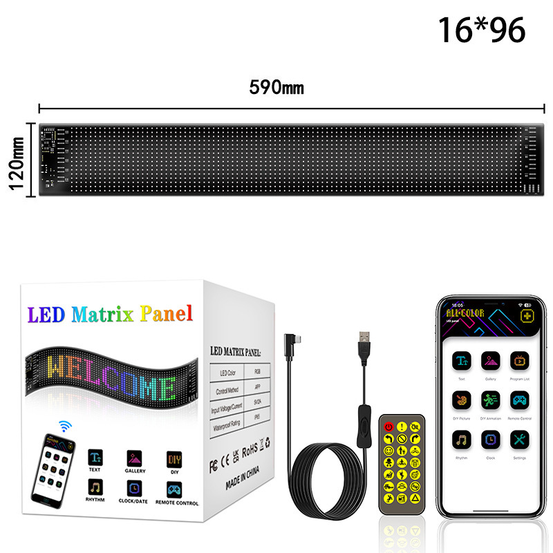 Programmable Led Car Sign