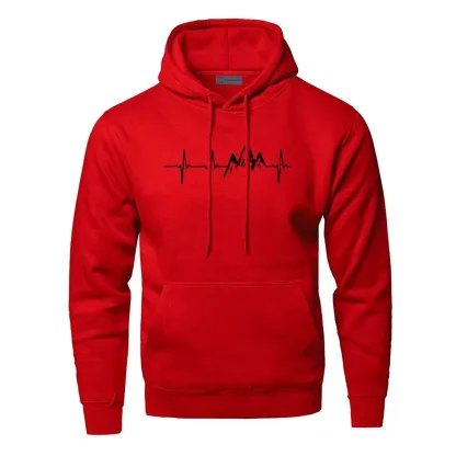 Motorcycle Heartbeat Hoodie