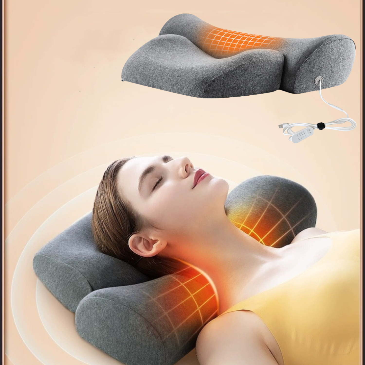 SootheSerenity Ergonomic Cervical Pillow