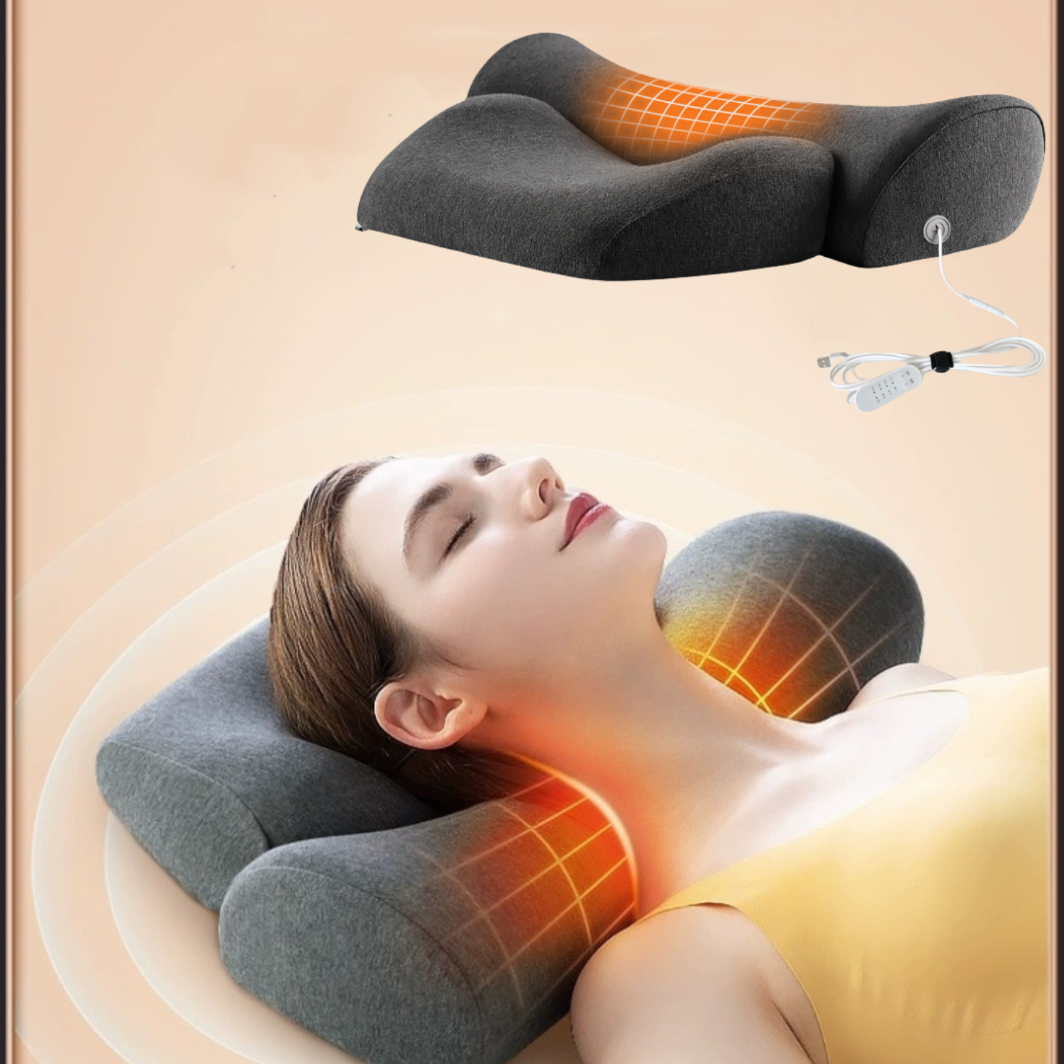 SootheSerenity Ergonomic Cervical Pillow