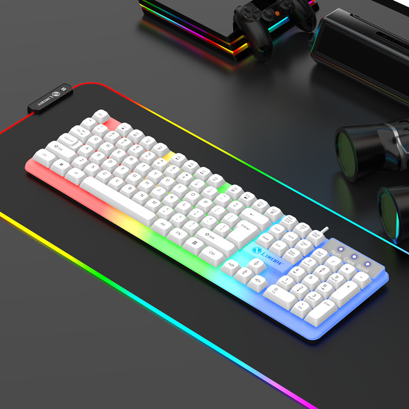 LED Light Keyboard Set