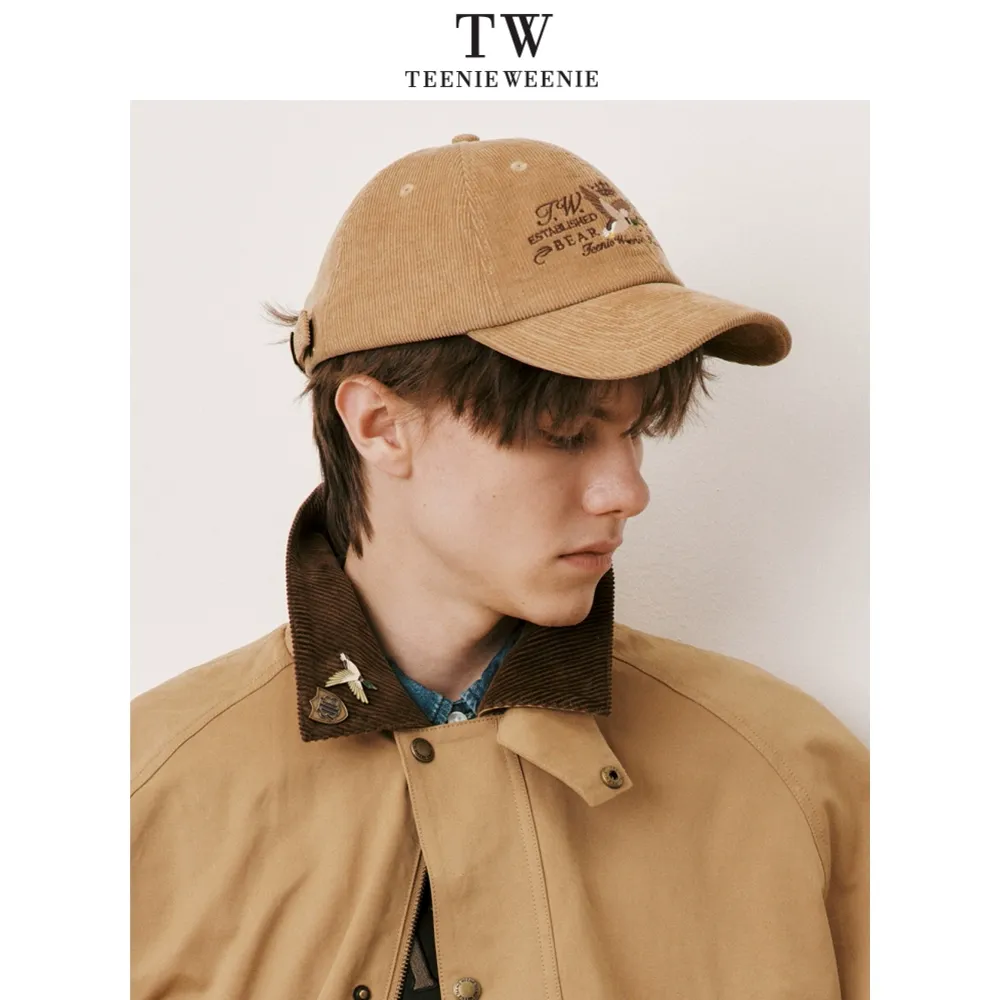TeenieWeenie Corduroy Cap :: Khaki