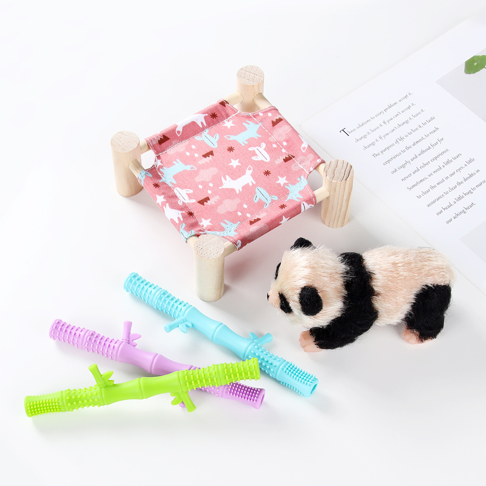 True Heart Treasures Reborn Animals: Realistic Mini Silicone Newborn Baby Panda Bear Cub