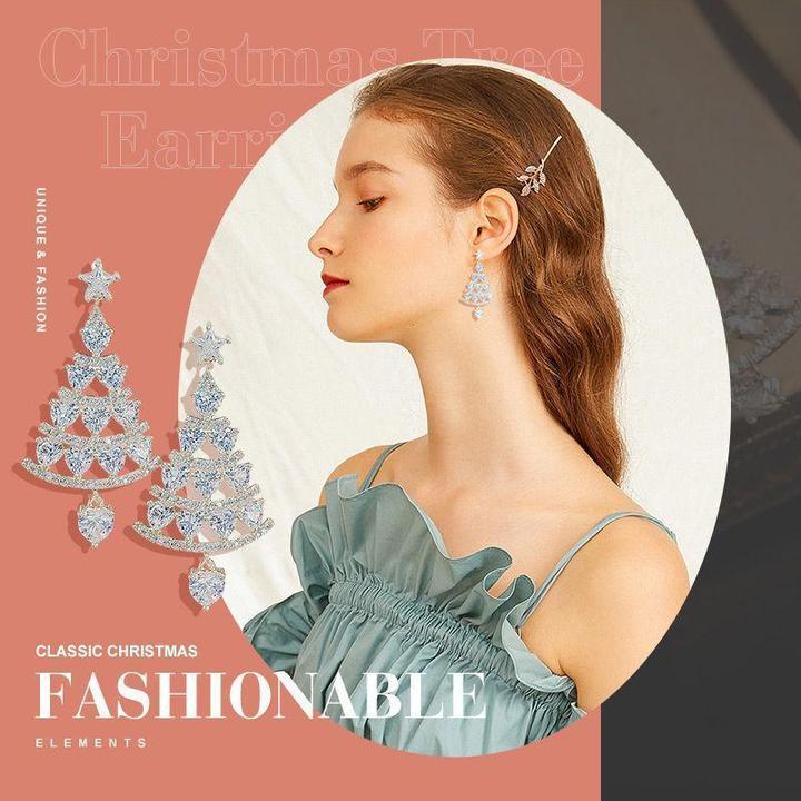 Unique Winter Diamond Earrings